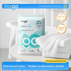 Serviette de Bain Jetable en Coton Pur <span class=keywords><strong>Freego</strong></span>, Stérilisée, Extra Large, Épaissie, pour Voyage, Emballage Individuel, Vente en Gros - Product Image 5