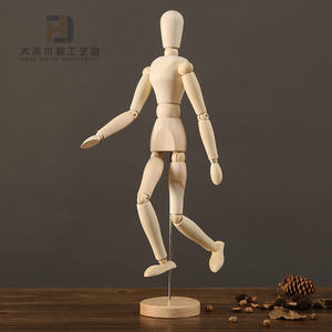 Modelo de mano de madera Flexible de alta calidad, dibujo de artista de madera, maniquí articulado, mano derecha izquierda para dibujar, decoración de pintura - Product Image 4