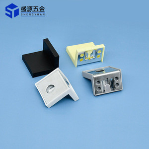 Shengyuan Plastic Large <b>Hanging</b> <b>Bracket</b> White Black Brown Beige Dark Gray Durable Right Angle Cabinet Wall Mount Support - Product Image 1