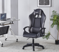 Chaise de bureau pivotante, chaise de jeu personnalisée avec dossier réglable