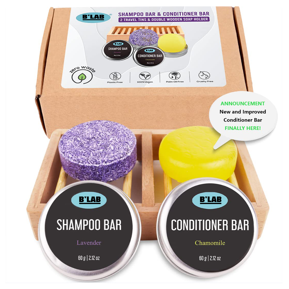 Wholesale Private Label Rice Water Soap Shampoo And Conditioner Bar Natural Eco-friendly Natural Solid Hair Rice Shampoo Bar