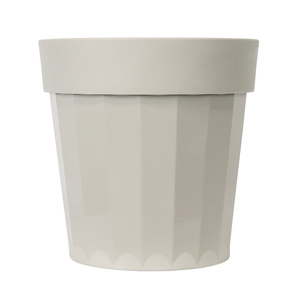 Pot de plantation empilable en plastique épais et robuste de 12 L, beige, rond, pour pépinière, serre, usage commercial - Product Image 3