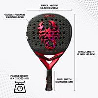 Raquette de Padel en Fibre de Carbone Qingyu Sport : Nouvelle Tendance, Conception Personnalisée, Fabrication sur Mesure pour Sports de Raquette