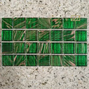 KINGS-WING High Quality Glossy Crystal Glass Mosaic Tile
