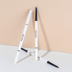 Crayon à sourcils végétalien waterproof double embout 2-en-1 avec brosse, marque privée, vente en gros - Product Image 3