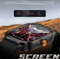 Reloj Inteligente C50 Pro con Monitor de Actividad Física, Batería Grande de 350 mAh, Resistente al Agua, Llamadas Bluetooth, Monitor de Frecuencia Cardíaca y Sueño, Deportivo para Android e IOS