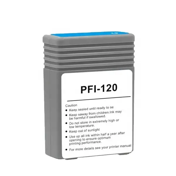 Совместимые широкие патрон чернил большого формата PFI-120, PFI120, PFI-120MBK, PFI-120C M Y для Canon Изображение TM-200 205 300 305 принтер