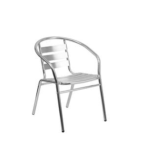 Silla de aluminio para restaurante, para interior y exterior - Product Image 1