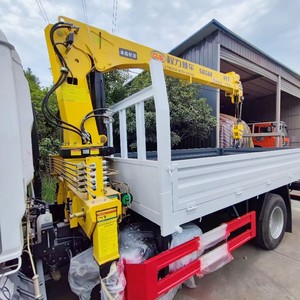 รถเครนติดรถบรรทุก Dongfeng 4x2 คุณภาพสูง ใหม่ ระบบไฮดรอลิก ขนาด 3 ตัน 4 ตัน 5 ตัน รถเครนบูมยืดหดได้ขนาดเล็ก - Product Image 3