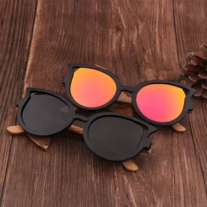 Cat Eye Sunglasses Bamboo and Wood Sunglasses Manufacturer Direct Batch Fashion for Men and Women Polarized UV400 Unisex SQ56196