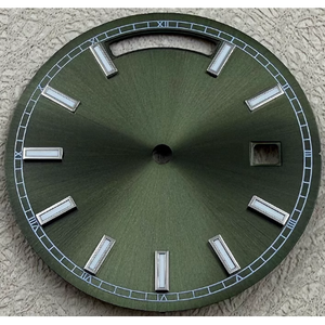 Cadran de montre lumineux vert personnalisé de 31 mm, pièces de rechange modifiées compatibles avec le mouvement Miyota 8285 - Product Image 4