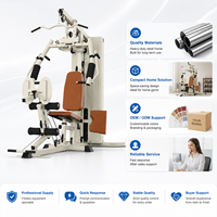 Machine Smith multifonctionnelle en acier à poste unique pour usage domestique avec exercices de soulevé de jambe et de bras papillon