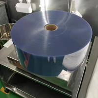 Fabrication en usine, fourniture de film plastique PVC rigide en rouleaux pour l'emballage de matériaux de diffusion en plaquettes pharmaceutiques de qualité médicale