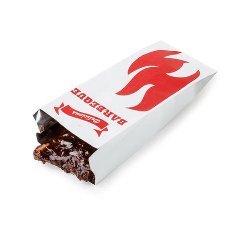 Kebab Bags Foil Lined Paper Bags for Hot Dog & French Fries