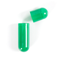 Capsule végétale vide taille 000 00 0 1 2 3 suppléments nutritionnels en cellulose végétalienne Capsules d'amidon HPMC vertes