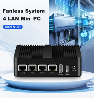 12th Gen Intel N100 Fanless Linux Pc N150 Computer Quad Core Processor Firewall Apparaat