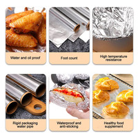 Rouleau de papier d'aluminium domestique de vente chaude 10m