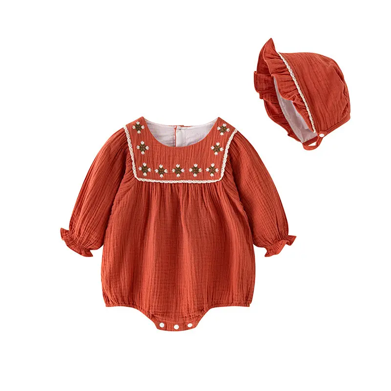 Combinaison pour enfants avec chapeau Super doux bébé vêtements tricotés Onesie crémeux à manches longues surdimensionné bébé fille barboteuses à bulles