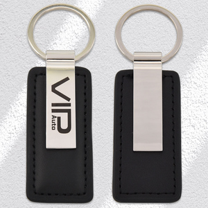 Nhà Máy giá bán sỉ tùy chỉnh kim loại mang nhãn hiệu New da tinh khiết Keychain cho khuyến mãi - Product Image 3