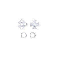Manette de jeu personnalisée remplacement Joystick couleur unique LED FPC pour manette PS5 BDM 010 030 050 avec souris clic boutons ensemble
