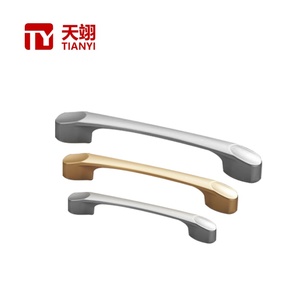 Poignée de porte et de tiroir en alliage de zinc personnalisée pour appartement, hôtel, bureau, cuisine, commode, chambre, salle de bain, salon - Product Image 1