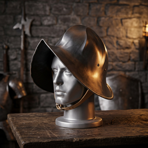 Vintage Metal Handmade Polished Helmet Home Decor for Christmas New Year Wedding Occasions-Calvin Handicrafts From Uttarakhand - Product Image 1