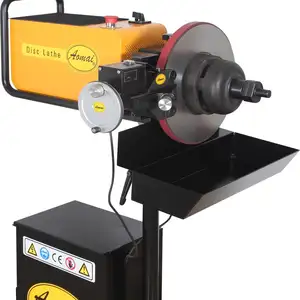 Garage machine disc brake lathe for car repairing on and off vehicle operation supports