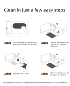 Guanto Automatico per la Rimozione del Pelo di Cani e Gatti, Pulizia a 360 Gradi, Asciugacapelli per Animali Domestici di Grande Capacità, Ecologico e Silenzioso - Product Image 2