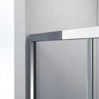 Cabine de douche en verre trempé avec profilés en aluminium pour la maison ou l'hôtel