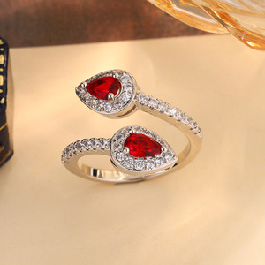 Anillos Ajustables de Plata de Ley 925 con Diseño de Flor, Joyería para Mujer y Hombre, Inspirada en la Naturaleza, a la Moda, Venta al Por Mayor - Product Image 1