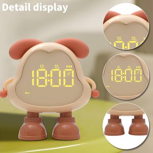 Sveglia per Bambini a Forma di Cane Dora - Orologio Digitale LED <span class=keywords><strong>da</strong></span> <span class=keywords><strong>Comodino</strong></span> con Funzione Sveglia e Luce Notturna |   Dispositivo per l'Addestramento al Sonno (Marrone) - Product Image 3