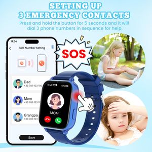 4G Trẻ Em Thông Minh Đồng Hồ GPS Tracker Smartwatch Cho Kid Sim Thẻ Gọi Gọi Bằng Giọng Nói Trò Chuyện Chế Độ Lớp SOS <span class=keywords><strong>Pedometer</strong></span> Báo Động Trò Chơi Màn Hình HD - Product Image 5