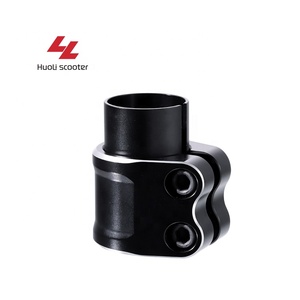 Huoli Extreme <span class=keywords><strong>Freestyle</strong></span> Scooter pièces en gros gratuit Pro Scooter IHC HIC 2-Bolt Clamp <span class=keywords><strong>Ethic</strong></span> Scooter Clamp OEM personnaliser Logo - Product Image 1