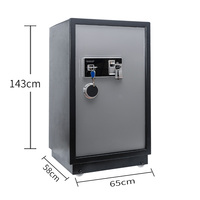 Große intelligente Safe Box Geld Metall Home Security Finger abdruck Safe Box Sicherheit Safe