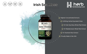 Cápsulas de Musgo Marino ODM/OEM, Raíz de Bardana, Muira Puama - Suplementos Superalimenticios para la Inmunidad, Energía Intestinal, Vitaminas, Cápsulas de Musgo Marino Crudo - Product Image 3