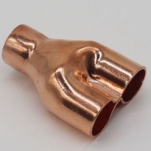 Bán Buôn Bán Lẻ Đồng Phù Hợp Side Outlet Tee Đồng Y Phụ Kiện Y Tee Ba Lỗ Ống Đồng Khớp - Product Image 5