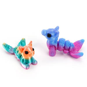 Vashine 3D figura di azione stampata mitologia giocattoli <span class=keywords><strong>animali</strong></span> creatività eco-friendly materiale decorazione comune colorato in movimento Toi - Product Image 3