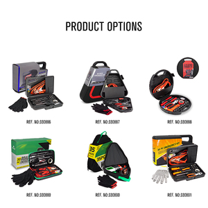 Kit de réparation et de sauvetage universel, ensemble d'outils, personnalisé, pour <span class=keywords><strong>urgence</strong></span> automobile, avec câbles Jumper, 30 pièces - Product Image 6