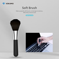 Kit de Nettoyage d'Écran Haute Qualité (Brosse, Chiffon, Liquide) pour TV, Tablette, Téléphone, Ordinateur Portable, PC, Objectif d'Appareil Photo, Écran LCD