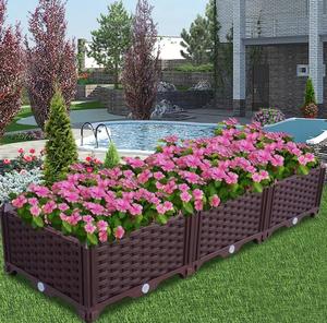 Jardinières en plastique PP émaillé de <span class=keywords><strong>haute</strong></span> qualité, écologiques et durables, <span class=keywords><strong>pour</strong></span> la maison, le <span class=keywords><strong>balcon</strong></span>, le jardinage extérieur des fleurs et des légumes - Product Image 6