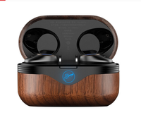 Audífonos Inalámbricos Hi-Fi HiVi AW-76 TWS, Bluetooth 5.0, Estuche de Carga de Madera