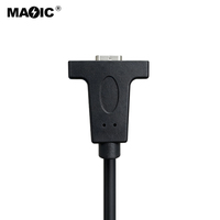 Kabel Panel Belakang USB 3.0 20 Pin Header ke USB C USB 3.0 Dual Ports Female PCI-E untuk PC Desktop