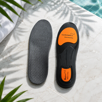 Semelle de chaussure de sport, amortissante et anti-vibrations, usine avec 40 ans d'expérience, soutien de la voûte plantaire élevé, semelle intérieure en PU