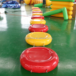 Pont flottant gonflable jeux de parc aquatique pont de piscine bonne qualité - Product Image 1