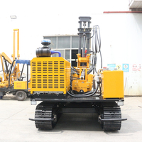 Hengxing HXR5 Perforadora de Cimentaciones Hidráulica de Orugas para Paneles Solares con Enderezamiento Automático, Control Remoto GPS y Motor Cummins