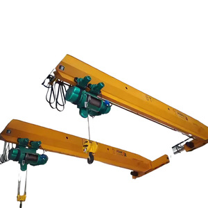 New yuzhong 5 tấn loại đường sắt điều khiển từ xa điện đơn chùm hội thảo cần cẩu động cơ 1.5KW 20m max nâng chiều cao PLC bánh lõi - Product Image 1