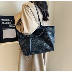 Công suất lớn Retro Joker dệt Tote túi mới xuyên biên giới phong cách Hàn Quốc của phụ nữ xách tay da nách túi với mở đóng cửa - Product Image 4