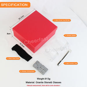 Juego de regalo de hombres de piedras de whisky reutilizables de negocios personalizados Juegos de regalo de boda de lujo <span class=keywords><strong>para</strong></span> invitados y juego de regalo de piedras de whisky - Product Image 3