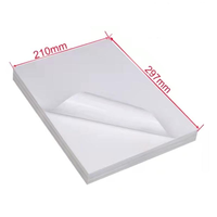 Feuilles d'étiquettes autocollantes vierges A4 pour imprimante laser et jet d'encre, imperméables, mates ou brillantes, prédécoupées