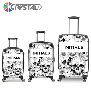 New Design Waterproof Good Quality PC Carry On Spinner Suitcase Customized Logo Design Travel Trolley Luggage